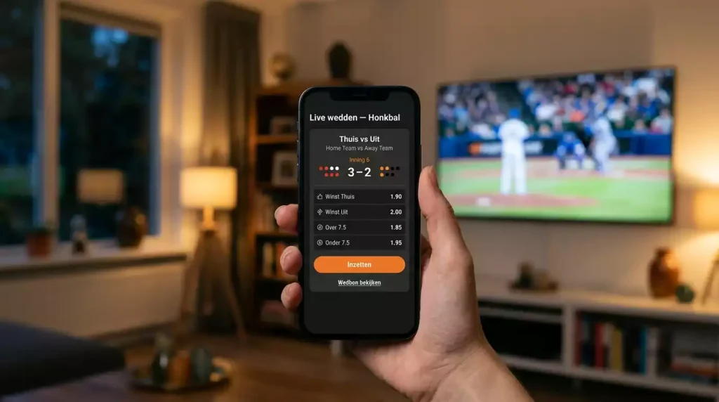 KSA-vergunde bookmakers voor honkbal weddenschappen in Nederland